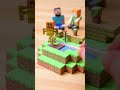 Magnetic Papercraft / Tiny Garden Minecraft #shorts