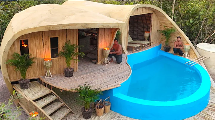 199Day How To Complete Modern Essential  House With Tunnel Swimming Pools 2025