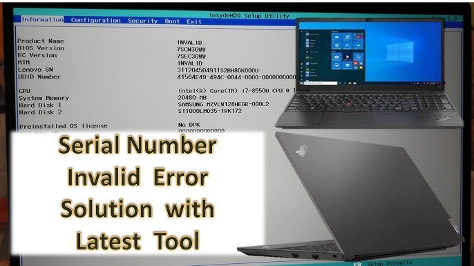 5 Ways To Update Lenovo Laptop Serial Number And 2024