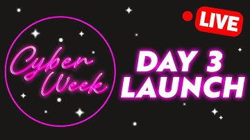 Cyber Week 2025 - Day 3 LIVE Launch | Tonic Studios