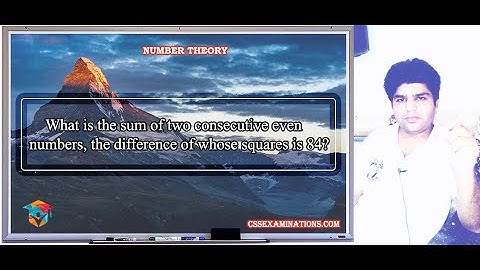 What is the Sum of Two Consecutive Even Numbers