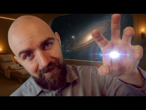 Weltraum-Spa: ASMR Gesichtsmassage mit sanften Sci-Fi-Klängen zum Einschlafen (Deutsch)