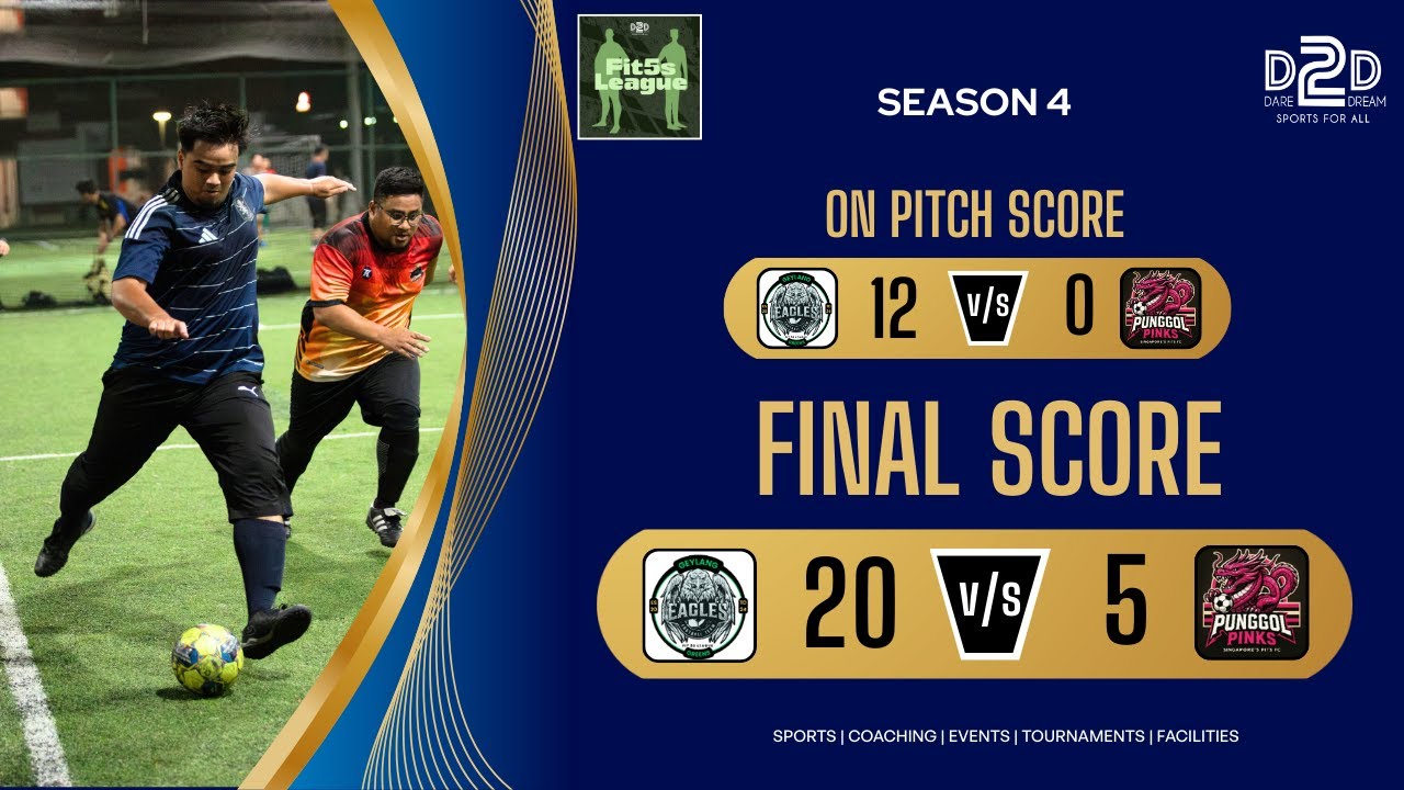 Fit 5s League Season 4 - Geylang Greens vs Punggol Pinks