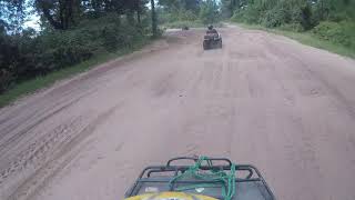 Parking lot riding @ Outback ATV Park Back to School Bash 2017