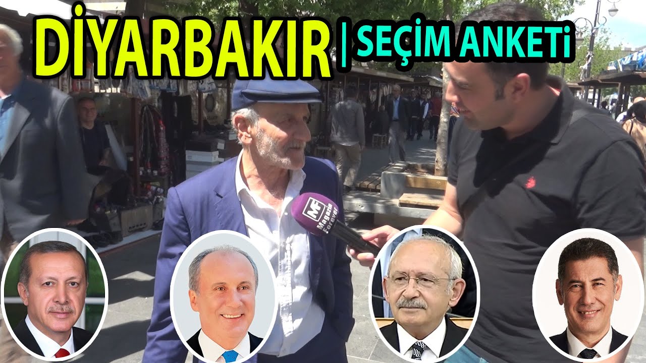 ⁣Diyarbakır Dev Seçim Anketi Böyle Video Hiç Bir Yerde Yok | Cumhurbaşkanı Adayınız Kim