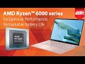 AMD Ryzen™ 6000 series offers exceptional speed and long battery life for thin and light laptops