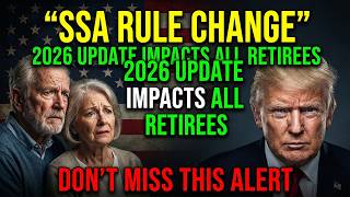 URGENT UPDATE! SSA 2026 Rule Change Takes Effect Today — What Seniors & Retirees Must Know
