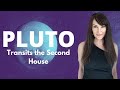 Pluto Transits The Second house