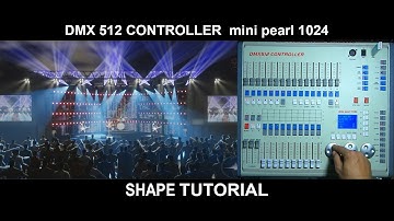 MINI PEARL TUTORIAL 3 of 11  “How to use SHAPE in mini pearl 1024” [NP]