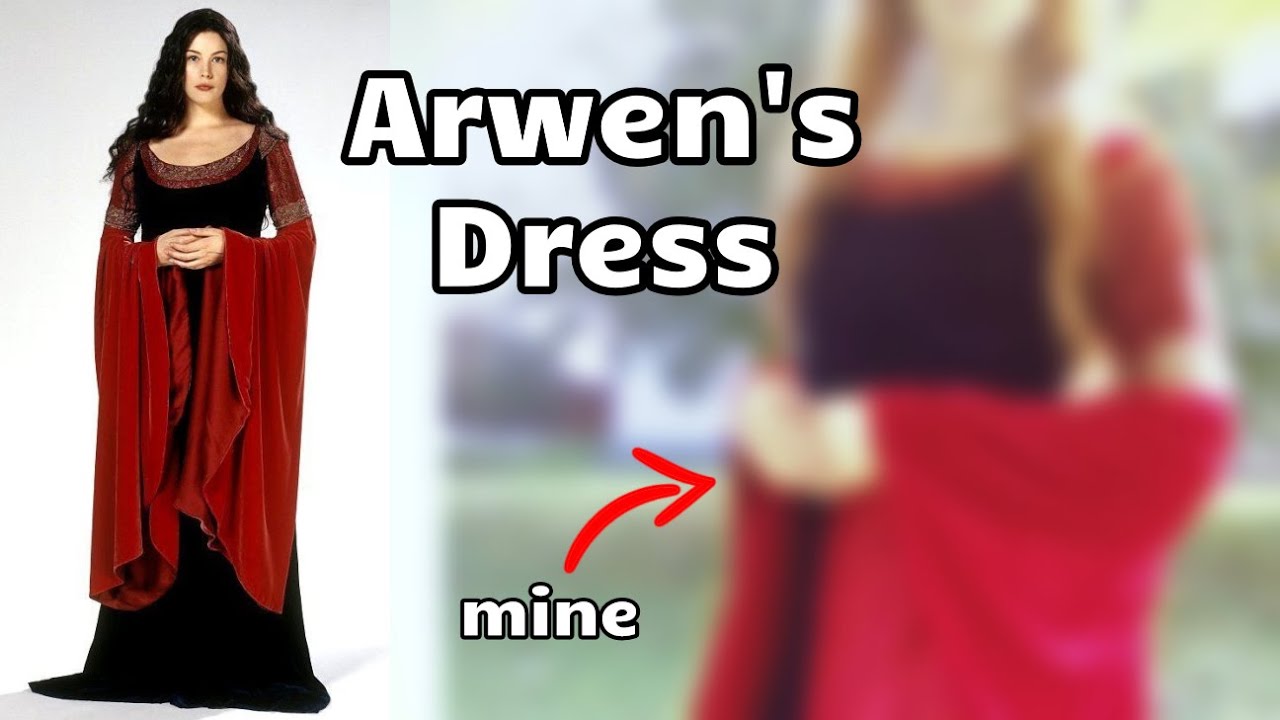 I Made Arwen's Red Dress from Lord of the Rings (+ Costume Design Tips