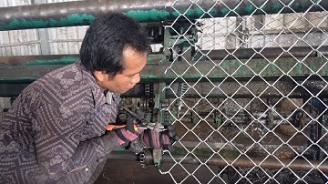 DIY Chain Link Fence Wire Netting Machine