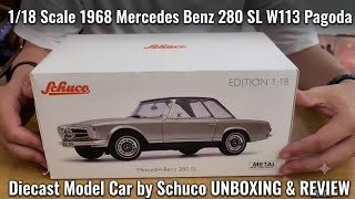1/18 Scale 1968 Mercedes Benz 280 SL W113 Pagoda Diecast Model Car by Schuco