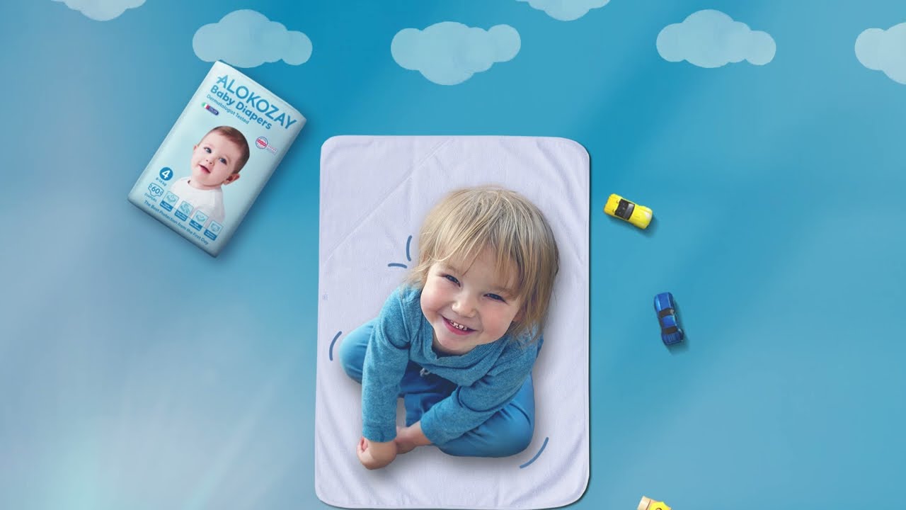 Buy Alokozay Premium Baby Diapers 4-6kg Size 23pcs in UAE