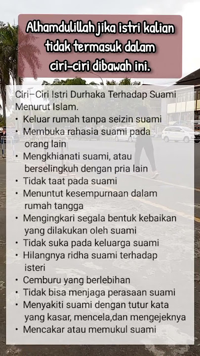 Istri Durhaka ‼️ Ciri-ciri istri durhaka #shorts #quotes #storywa