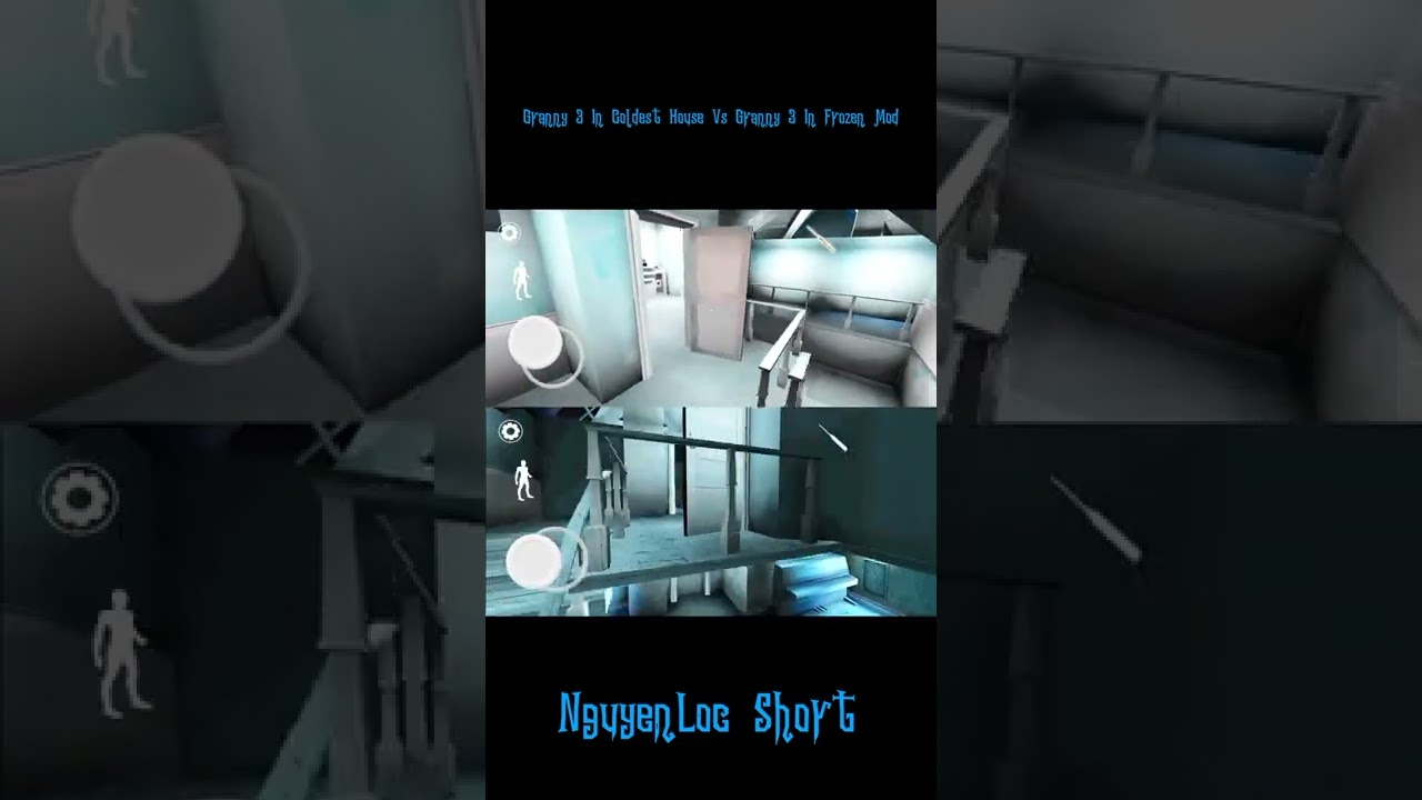 Granny 3 In Coldest House Vs Granny 3 In Frozen Mod 