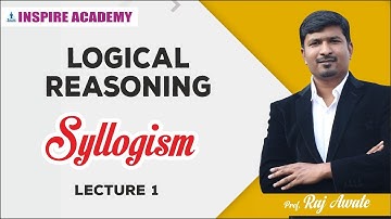 CSEET Logical reasoning I Syllogism | Lecture (1 of 3) By Prof Raj Awate #cseetlogicalreasoning