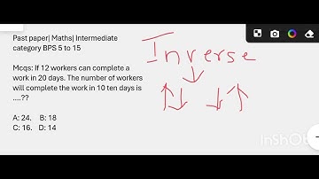 Maths| Ratio and proportion| Intermediate category BPS 5 to 15 jobs 