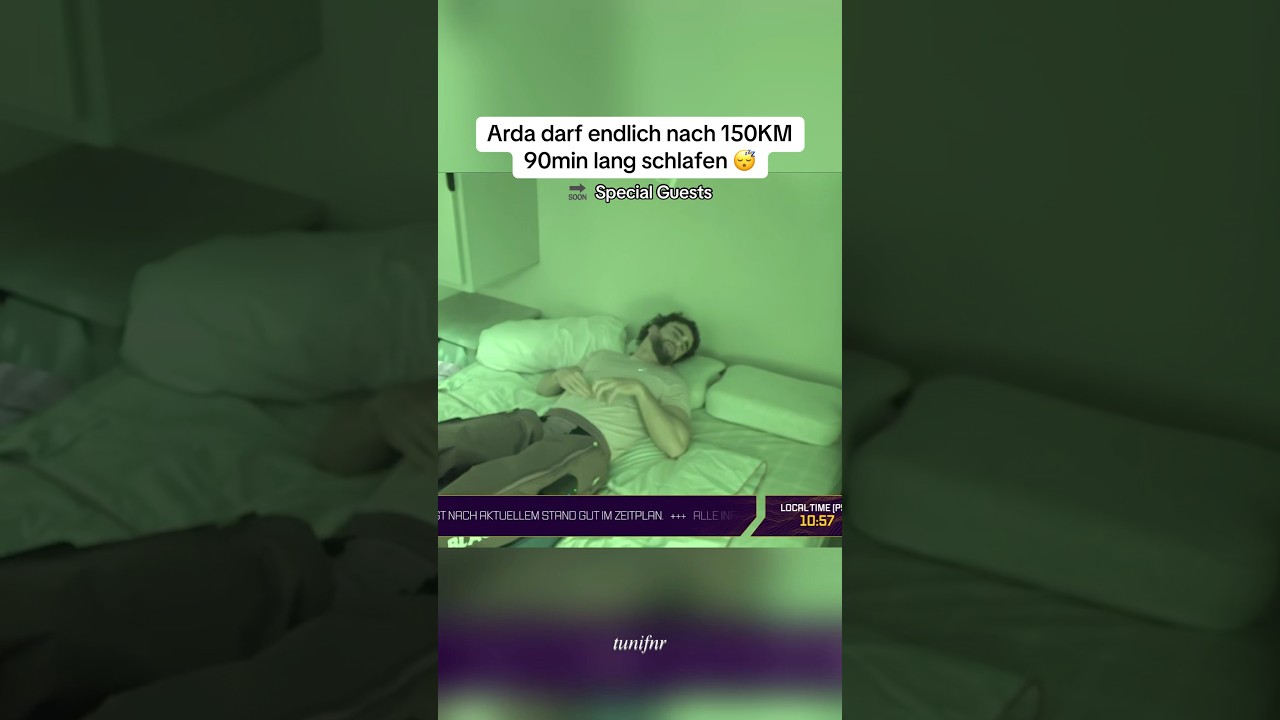 Endlich kann Arda schlafen… 🙏🏼😴 #ardasaatci #redbullcyborgseason