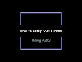 How to configure SSH Tunnel using SSH Putty client for web proxy socks Mp3 Song