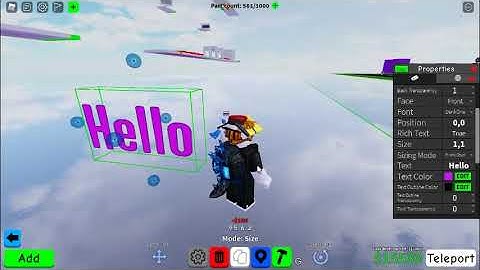 How to make a 3D text |roblox Obby creator|