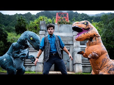 Jurassic World incontra il Parkour nella vita reale