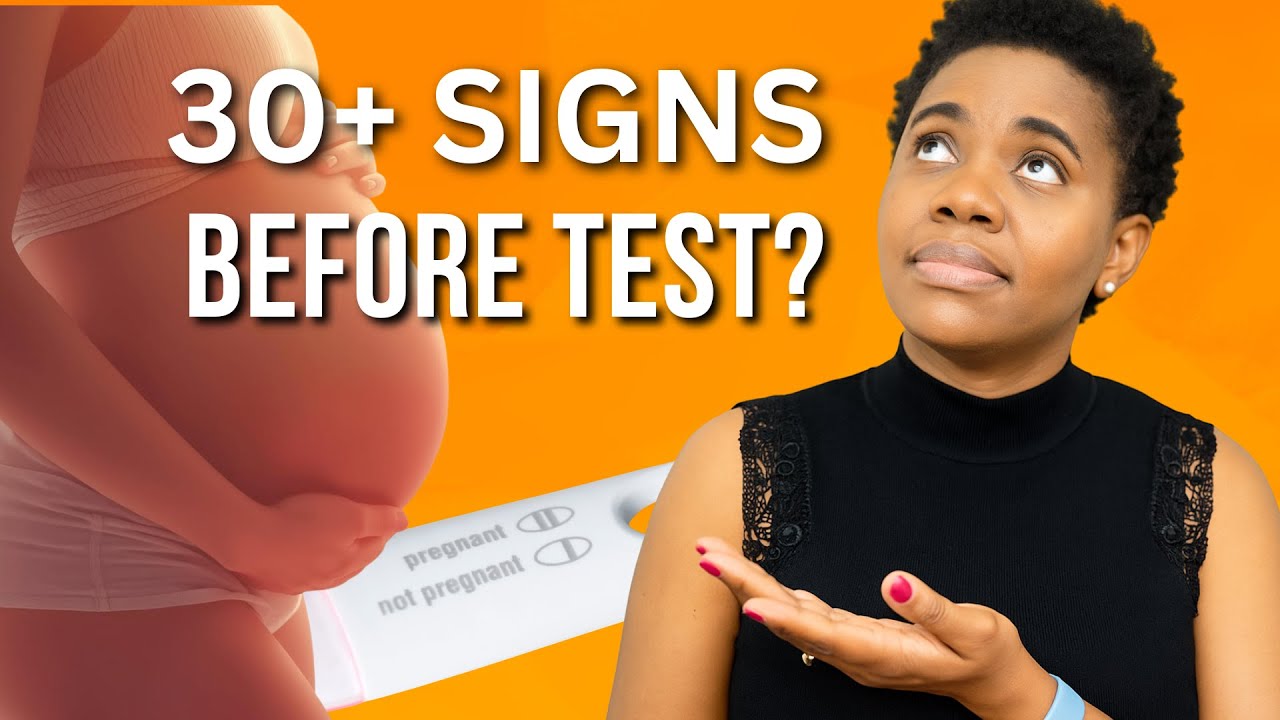 30+ Signs YOU'RE PREGNANT That Show Up First | Before Missed Period
