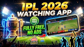 IPL 2026 Watching App 😱 Fully Free | No Ads | Tamil
