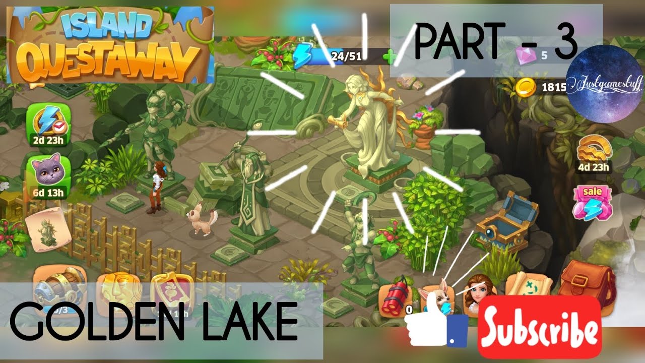 Island Questaway Walkthrough gameplay Golden Lake Part 3 YouTube