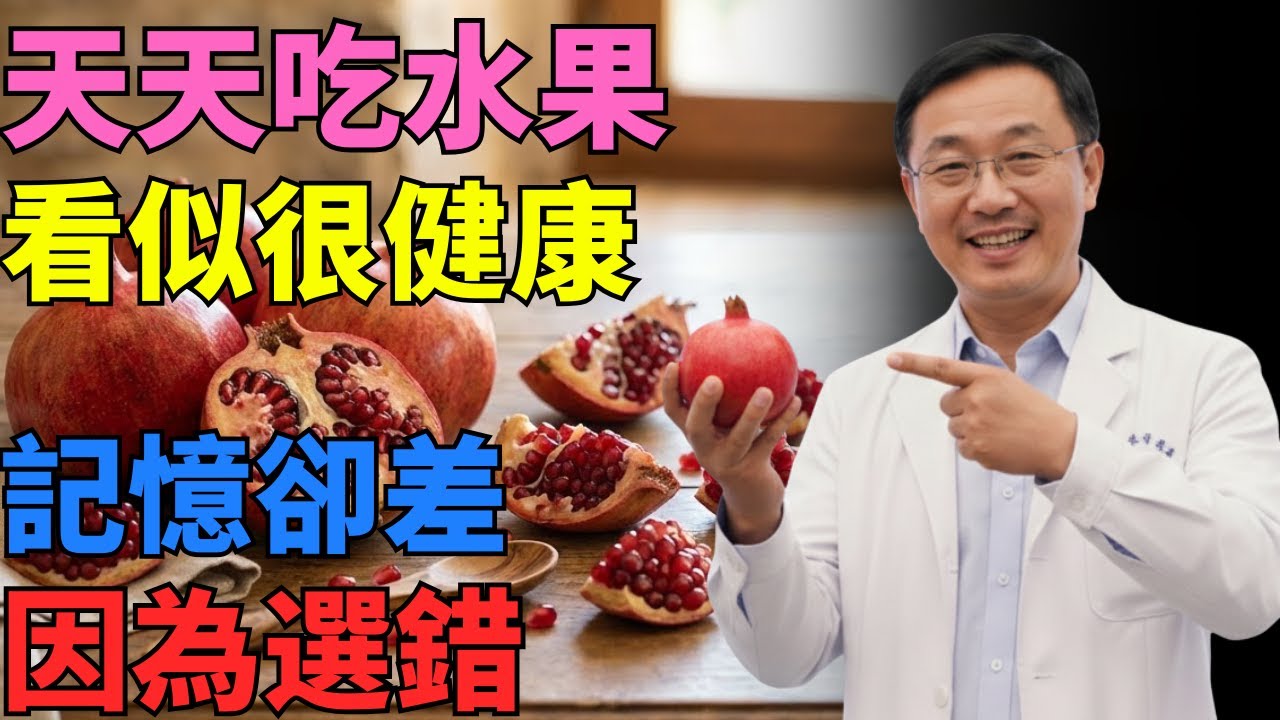 長輩天天吃水果卻更健忘？問題出在這4個錯誤選擇