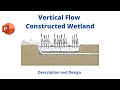 How does Vertical Flow Wetlands Work? II Description and Design of VFCW for Wastewater Treatment