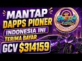 PINETWORK TERBARU~MANTAP DAPPS PIONER INDONESIA INI TERIMA BAYAR GCV $314159