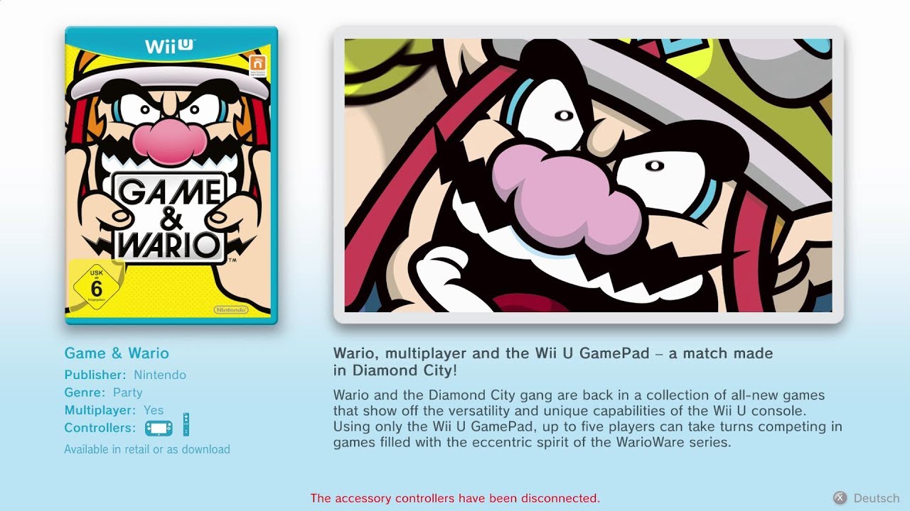 Game & Wario INTERACTIVE DEMO Wii U Kiosk Unit Game & Wario INTERACTIVE DEMO Wii U Kiosk Unit