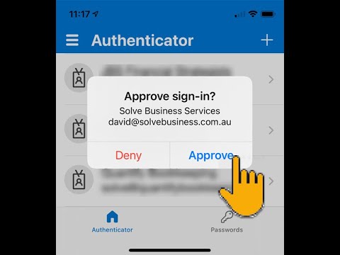 Setting up the Microsoft Authenticator Tap to Approve