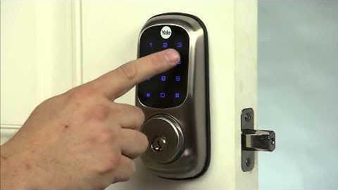 Yale Real Living Touchscreen Deadbolt Programming - Delete User PIN Code (6)