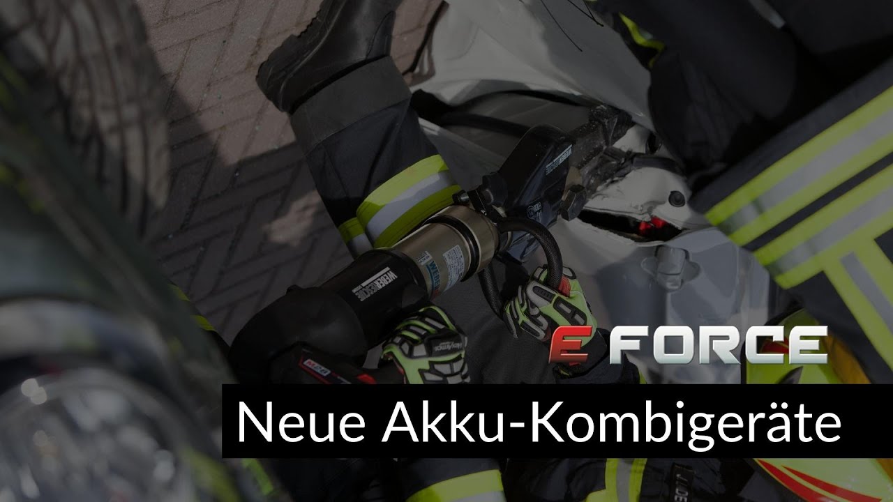 Hydraulische E-FORCE Rettungsgeräte mit Akku - WEBER RESCUE SYSTEMS