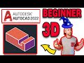 AutoCAD 2020 21 22 - 3D BEGINNER - #1