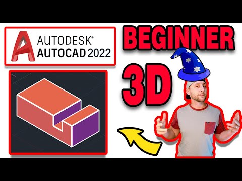 introduction-to-autocad-2020---3d-basics---#1---the-3d1-drawing!