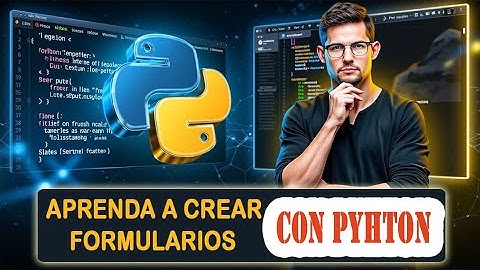 Aprenda a Crear Formularios con Python Usando Visual Studio Code (¡Desde Cero!) 🚀