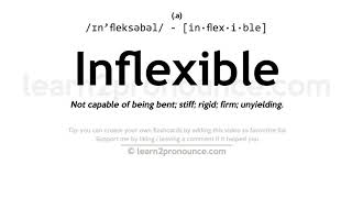 Katı Okunuşu Inflexible Tanımı