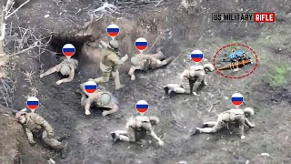 Horrible!! How Ukrainian FPV drones take out dozens Russian troops new arrivals in Kharkiv region