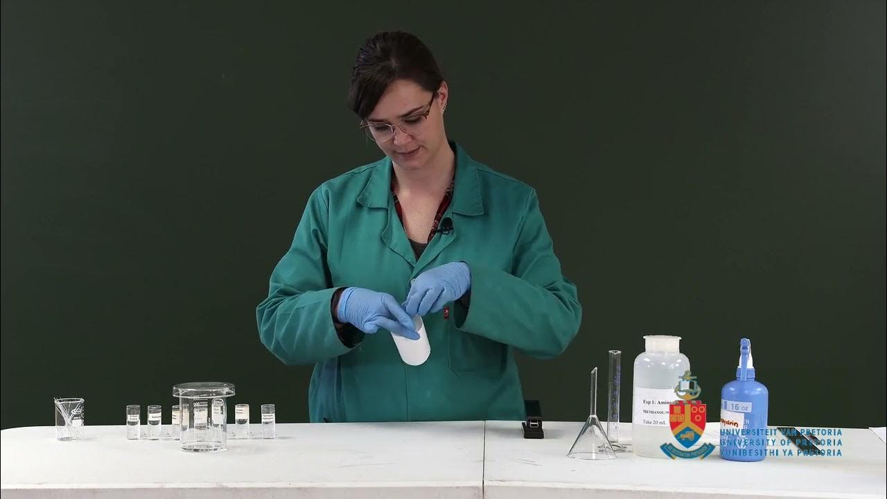 Lab Demonstration Chromatography Exp 1 YouTube