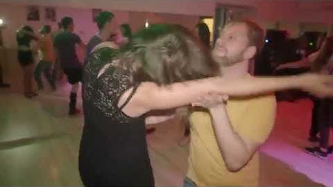 Party 12/09/2018. Vladimir Buldakov & Polina Kuritsyna. Zouk improvisation.