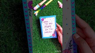 Cute Diy Mother's Day mirror card to make your mother feel special 💖 #youtubeshorts #mothersday