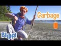 Blippi Hikes & Cleans Up The Beach | Learning About Nature & Recycling | Educational Videos for Kids