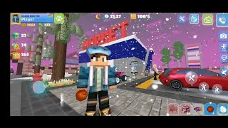 Mi̇necraftta Kar Yağiyor Ve Özdemi̇rle Motorsi̇klete Bi̇ndi̇k