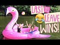 Last To Leave The Flamingo WINS $1,000! *lose the challenge, leave the flamingo*