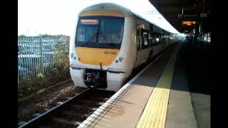 Trains at Pitsea, Benfleet and Leigh on sea