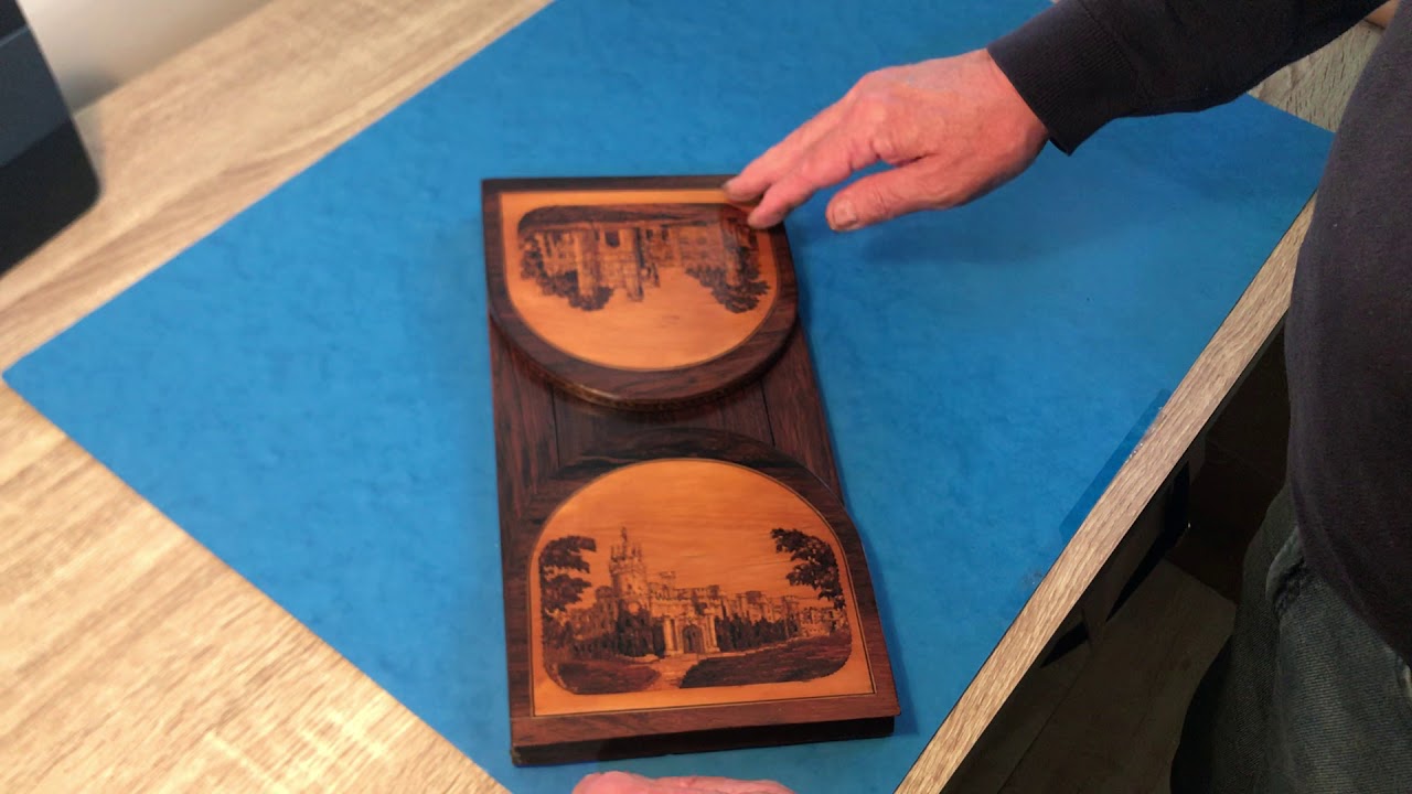 Tunbridge Ware Rosewood Inlaid Book Slide