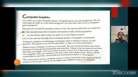 STD-7 COMPUTER CHAPTER-6 GRAPHICS programming in Q BASIC 09-11-2020