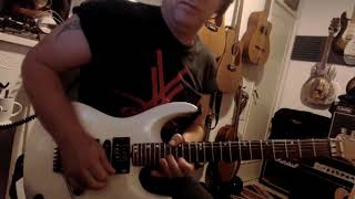 Jump Guitar Solo Cover With Some Shredding After -